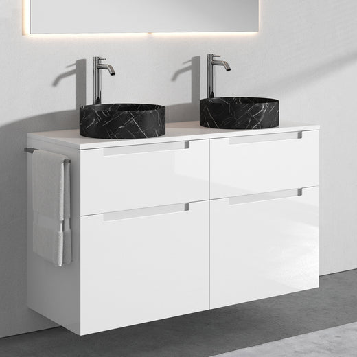 Waschbeckenunterschrank 120 cm mit 4 Schubladen