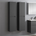 Premium Hochschrank 35 cm - 2 Türen - Anthrazit matt lackiert